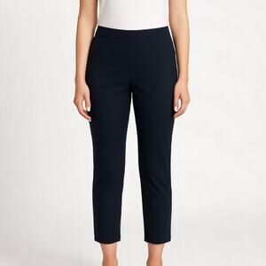 90s Vintage PHILLIPPE ADEC Black Straight Leg High Waisted Trouser Pants